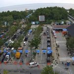 Antrean Kendaraan di Pelabuhan Penyeberangan Bengkalis Padat