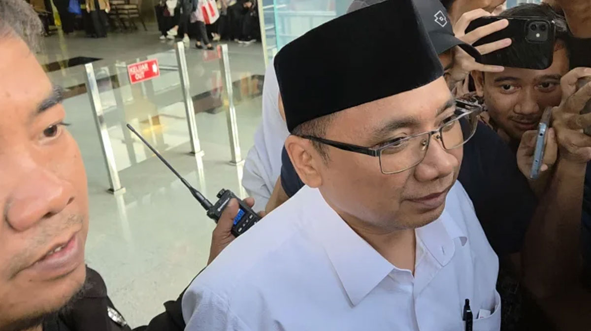 Eks-Menag-Yaqut-Cholil-Qoumas-usai-diperiksa-KPK-(Dok.-RRI)