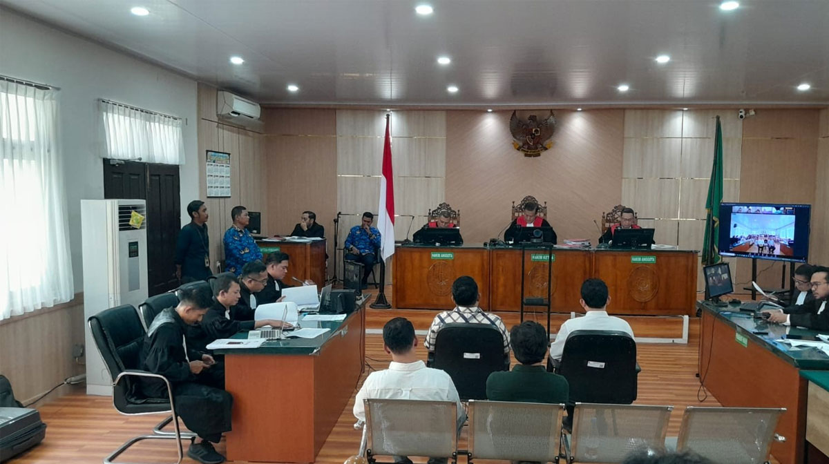 Sidang-dugaan-korupsi-anggaran-proyek-pada-Dinas-PUPR-PKPP-Riau.-(Dok.-Riau-Aktual)
