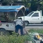 Tangkapan-layar-video-yang-memperlihatkan-dugaan-penimbunan-parit-dengan-tanah-oleh-warga-(Dok.-Riau-Aktual)