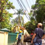 Perapian-kabel-FO-dijalan-Ronggowarsito-(Dok.-Riau-Aktual)