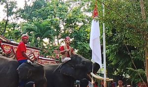 Belalai-Gajah-Budi-dan-Valenti-Kibarkan-Merah-Putih-di-Kasang-Kulim-Zoo-(Dok.-Riau-Media-Center)