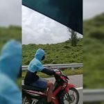 Pemotor-yang-Viral-Masuk-Tol-Pekanbaru-Dumai.-(Dok.-Riau-Aktual)