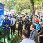 Wali-Kota-Pekanbaru,-Agung-Nugroho-memaparkan-konsep-green-city-di-RTH-Putri-Kaca-Mayang-ke-para-delegasi-IMT-GT-(Dok.-Riau-Aktual)