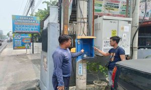 Petugas-Dishub-Pekanbaru-mendapati-panel-PJU-di-Jalan-KH-Ahmad-Dahlan,-Kecamatan-Sukajadi-raib-dicuri.(Dok.-Riau-Aktual)