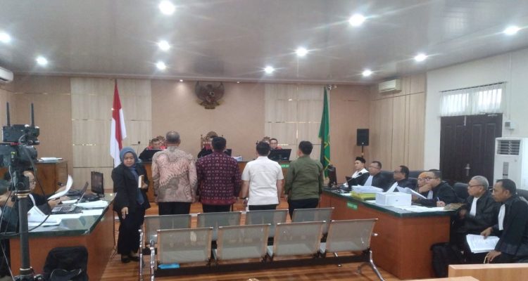 Sidang-kasus-japrem-di-Pengadilan-Tipikor-Pekanbaru.-(Dok.-Riau-Aktual)