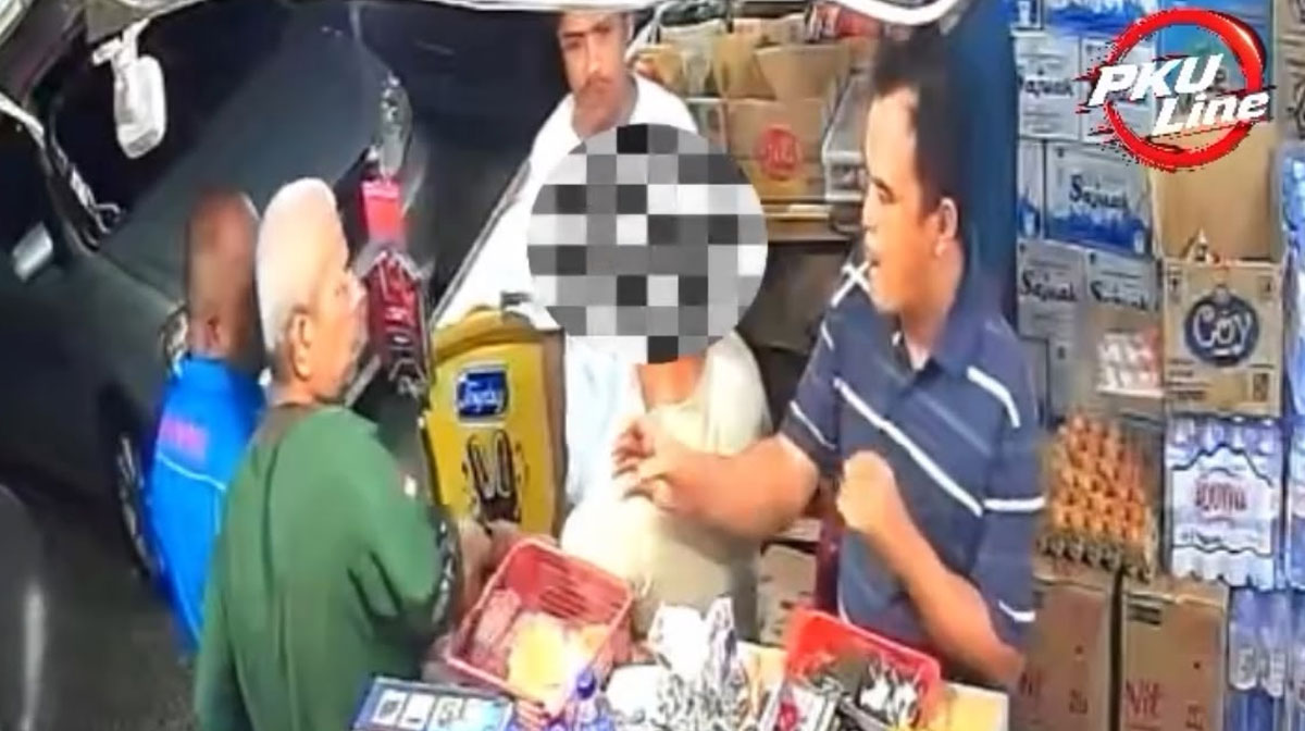 Viral-Pria-Diduga-Todongkan-Pistol-ke-Pemilik-Warung-di-Pekanbaru-(Dok.-Riau-Aktual)