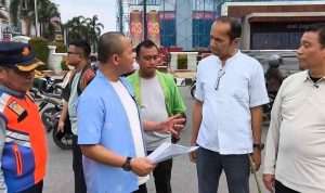 Wali-Kota-Pekanbaru,-Agung-Nugroho-meninjau-rencana-pembangunan-taman-di-U-turn-Mal-Pekanbaru,-Sudirman.-(Dok.-Riau-Aktual)